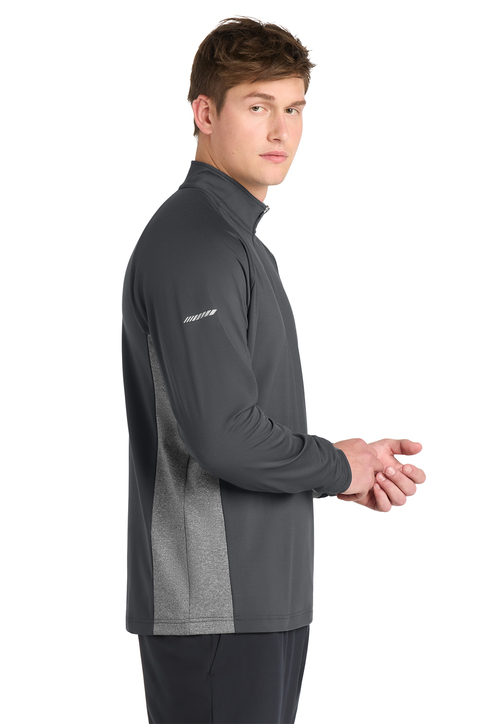 Sport-Tek® Sport-Wick® Stretch Contrast 1/4-Zip Pullover - Image 3