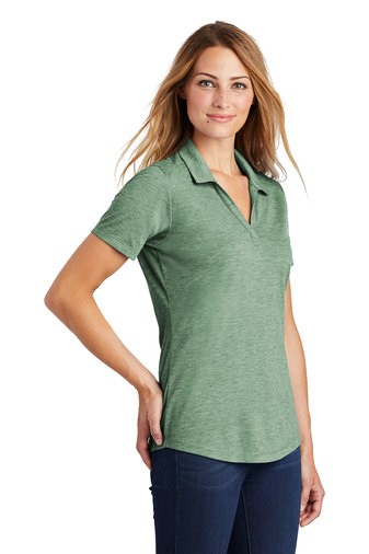 Sport-Tek ® Women's PosiCharge ® Tri-Blend Wicking Polo - Image 4