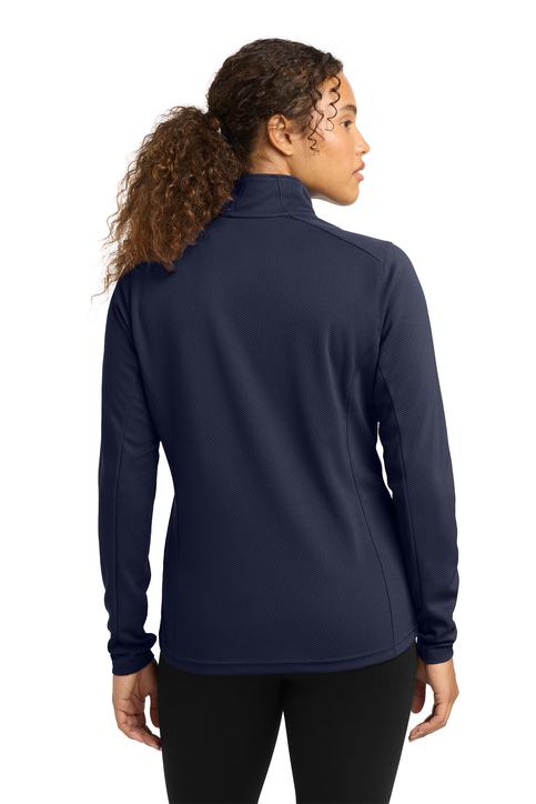 Sport-Tek® Women's Sport-Wick® Textured 1/4-Zip Pullover - Image 2